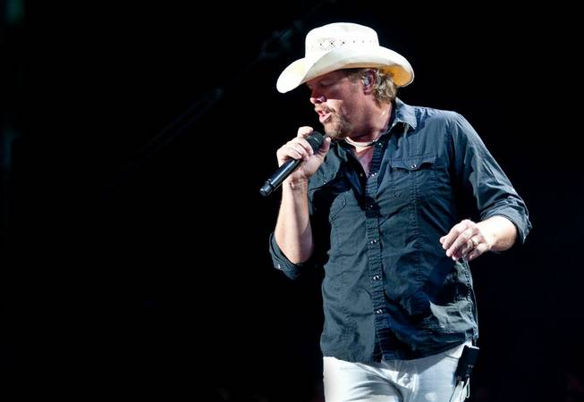 Toby Keith at Red Rock Resort Amphitheater on Aug. 6, 2011.